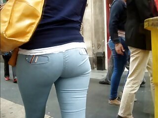 Magere Franse vrouw vintage seksfilms berijdt de lul van haar man